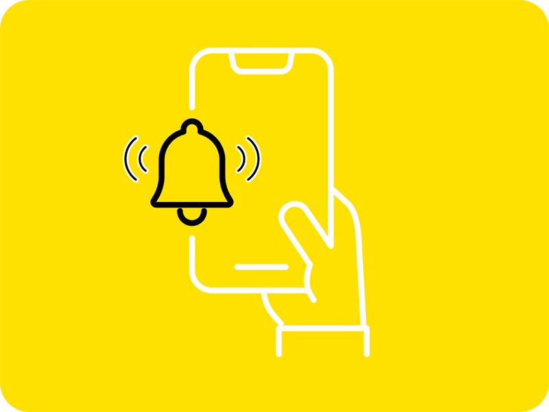 フォローアーティストのライブを見逃さない