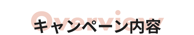 キャンペーン内容